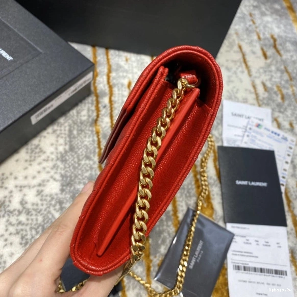 WALLET MATELASSÉ YSL CASSANDRE CHAIN 0714